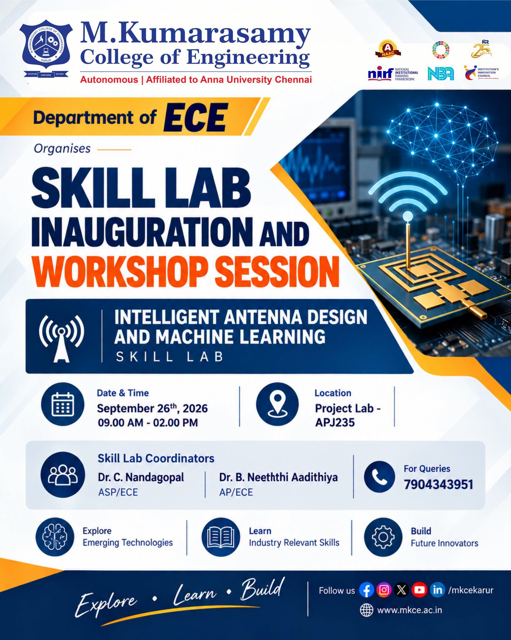 SKILL LAB INAUGURATION & WORKSHOP SESSION